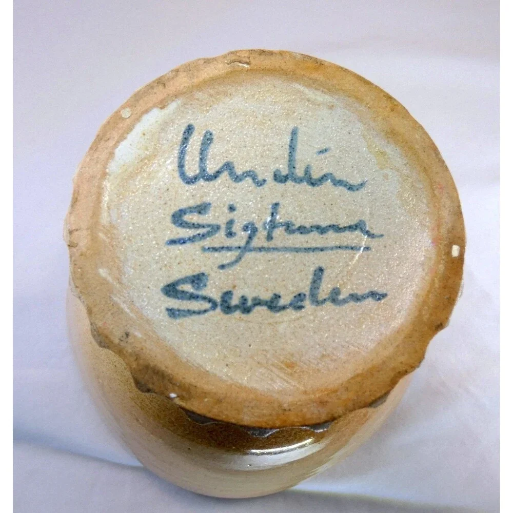 RARE Vintage Undin Sigtuna MCM Swedish Ceramic Stoneware